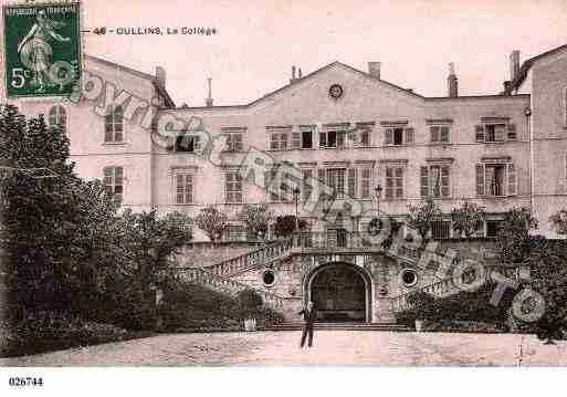 Ville de OULLINS, carte postale ancienne