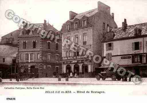 Ville de PALAIS(LE), carte postale ancienne