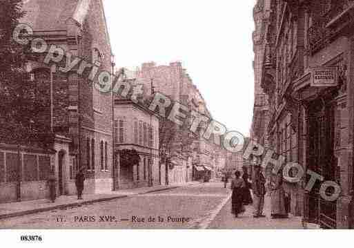 Ville de PARIS16, carte postale ancienne