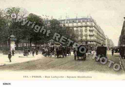 Ville de PARIS9, carte postale ancienne