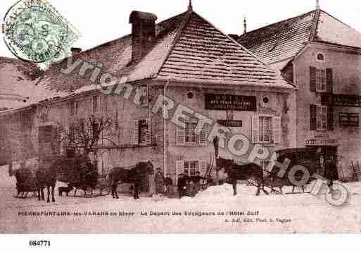 Ville de PIERREFONTAINELESVARANS, carte postale ancienne