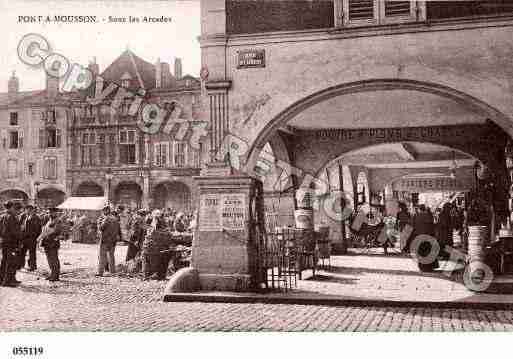 Ville de PONTAMOUSSON, carte postale ancienne