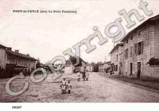 Ville de PONTDEVEYLE, carte postale ancienne