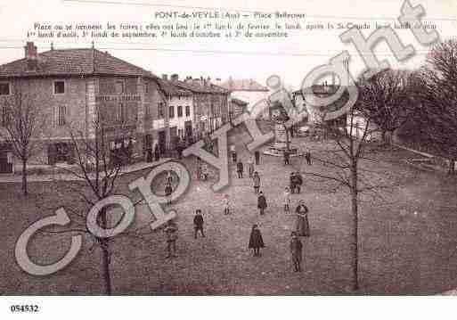 Ville de PONTDEVEYLE, carte postale ancienne