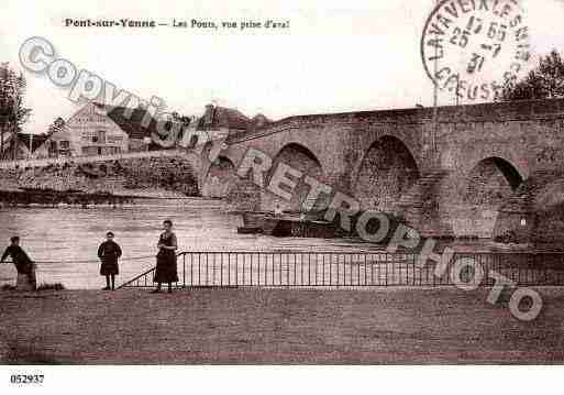 Ville de PONTSURYONNE, carte postale ancienne