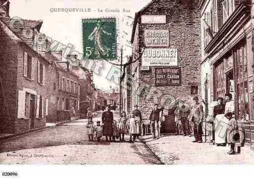 Ville de QUERQUEVILLE, carte postale ancienne