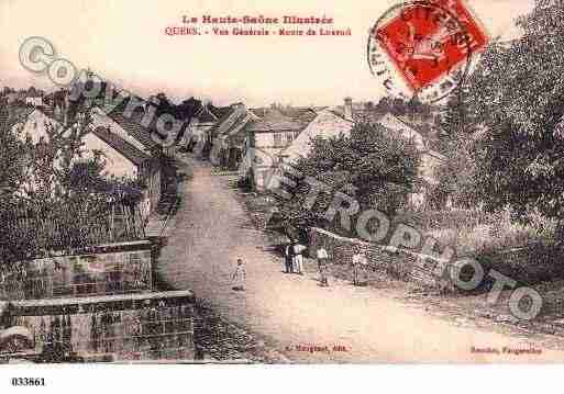 Ville de QUERS, carte postale ancienne