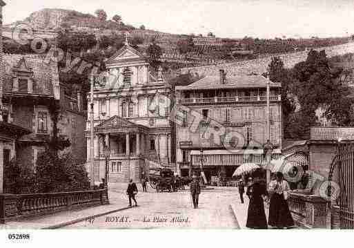 Ville de ROYAT, carte postale ancienne