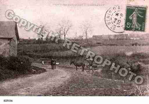 Ville de SAINTBENIND\'AZY, carte postale ancienne