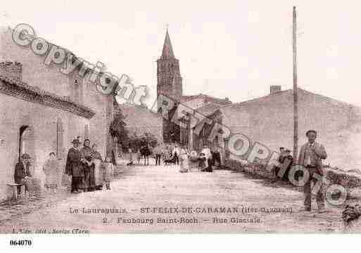 Ville de SAINTFELIXLAURAGAIS, carte postale ancienne