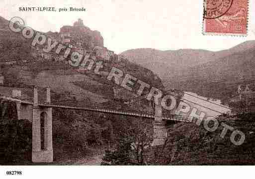 Ville de SAINTILPIZE, carte postale ancienne