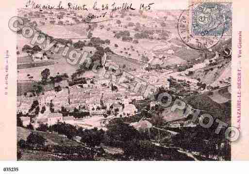 Ville de SAINTNAZAIRELEDESERT, carte postale ancienne