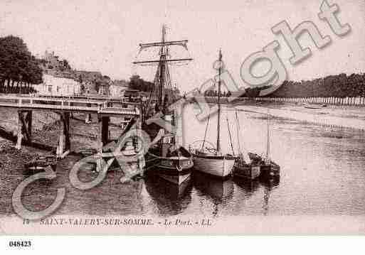 Ville de SAINTVALERYSURSOMME, carte postale ancienne