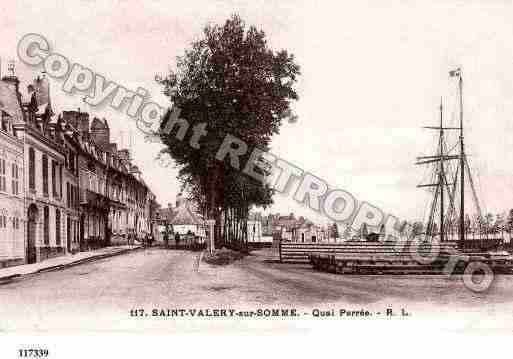 Ville de SAINTVALERYSURSOMME, carte postale ancienne