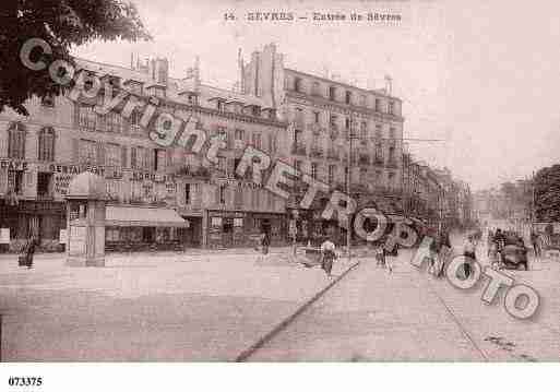 Ville de SEVRES, carte postale ancienne