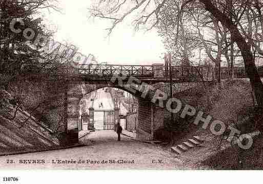 Ville de SEVRES, carte postale ancienne