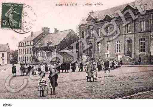 Ville de SIGNYLEPETIT, carte postale ancienne