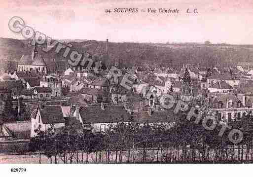 Ville de SOUPPESSURLOING, carte postale ancienne