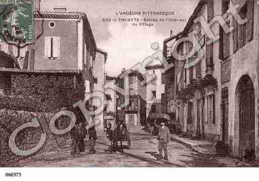 Ville de THUEYTS, carte postale ancienne