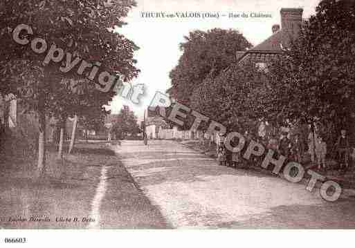 Ville de THURYENVALOIS, carte postale ancienne