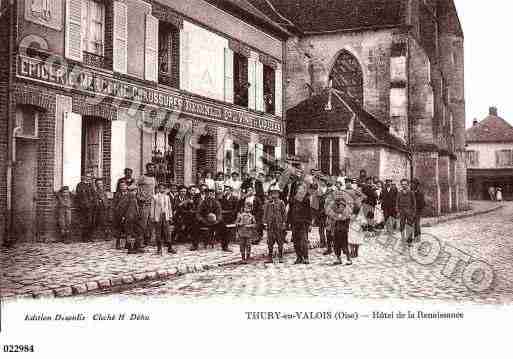 Ville de THURYENVALOIS, carte postale ancienne