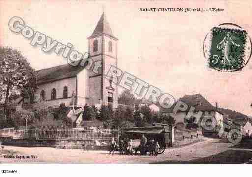 Ville de VALETCHATILLON, carte postale ancienne