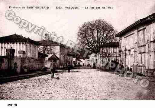 Ville de VALCOURT, carte postale ancienne