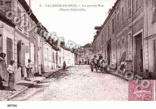 Ville de VALENCEENBRIE, carte postale ancienne