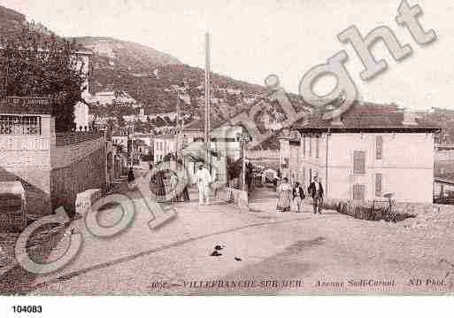 Ville de VILLEFRANCHESURMER, carte postale ancienne