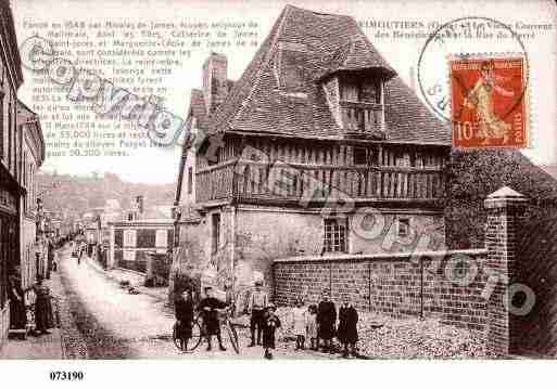 Ville de VIMOUTIERS, carte postale ancienne