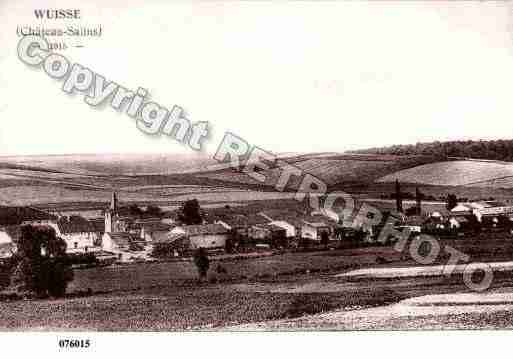 Ville de WUISSE, carte postale ancienne