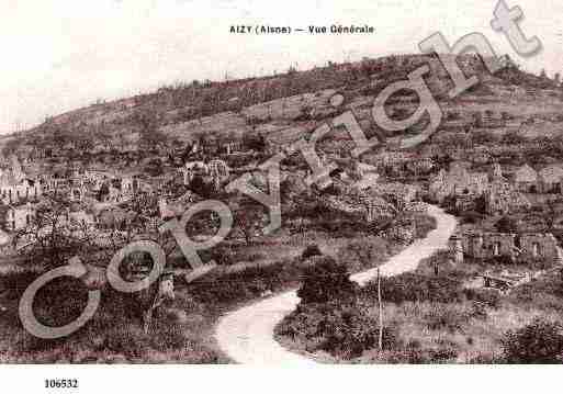 Ville de AIZYJOUY, carte postale ancienne