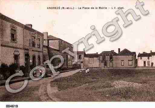 Ville de ANDREZE, carte postale ancienne