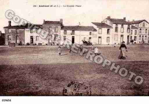 Ville de ANDREZE, carte postale ancienne