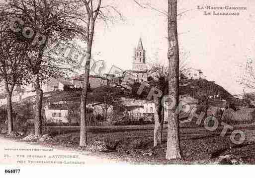 Ville de AVIGNONETLAURAGAIS, carte postale ancienne