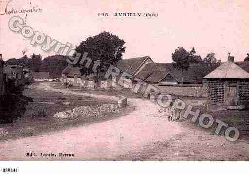 Ville de AVRILLY, carte postale ancienne