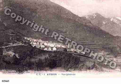 Ville de AYDIUS, carte postale ancienne