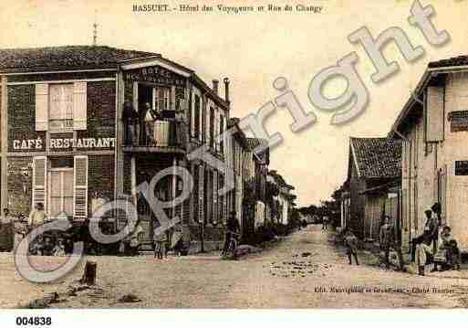 Ville de BASSUET, carte postale ancienne