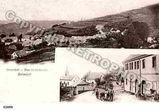 Ville de BELMONT, carte postale ancienne