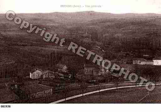 Ville de BESSINS, carte postale ancienne