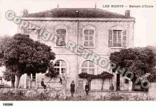 Ville de BIZOTS(LES), carte postale ancienne