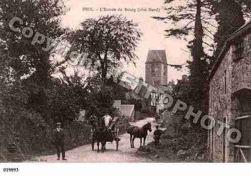 Ville de BRIX, carte postale ancienne