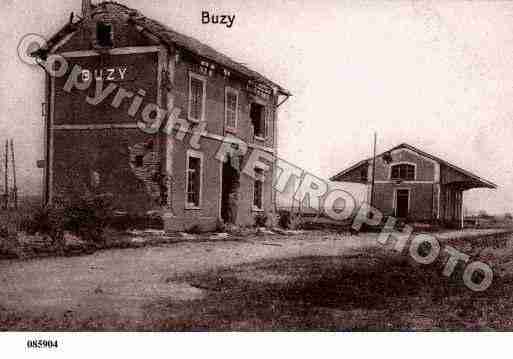 Ville de BUZYDARMONT, carte postale ancienne