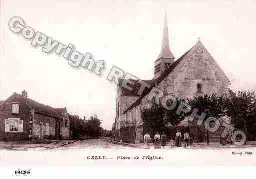 Ville de CANLY, carte postale ancienne
