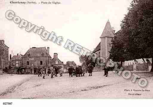 Ville de CHANTENAYVILLEDIEU, carte postale ancienne