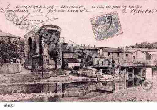 Ville de CHAPONOST, carte postale ancienne