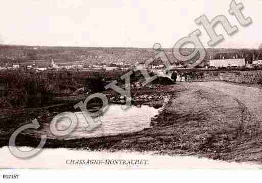 Ville de CHASSAGNEMONTRACHET, carte postale ancienne