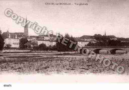 Ville de CHATELSURMOSELLE, carte postale ancienne