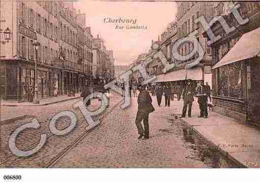 Ville de CHERBOURG, carte postale ancienne