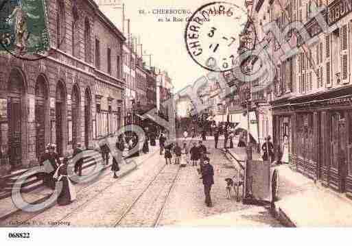 Ville de CHERBOURG, carte postale ancienne